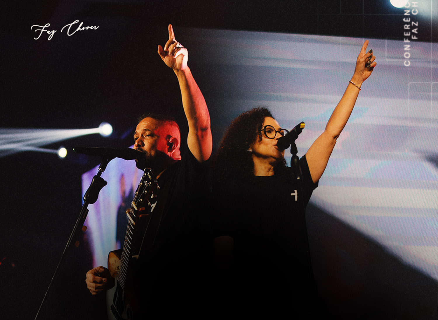 Foto Fernandinho e Paula Conferência Faz Chover